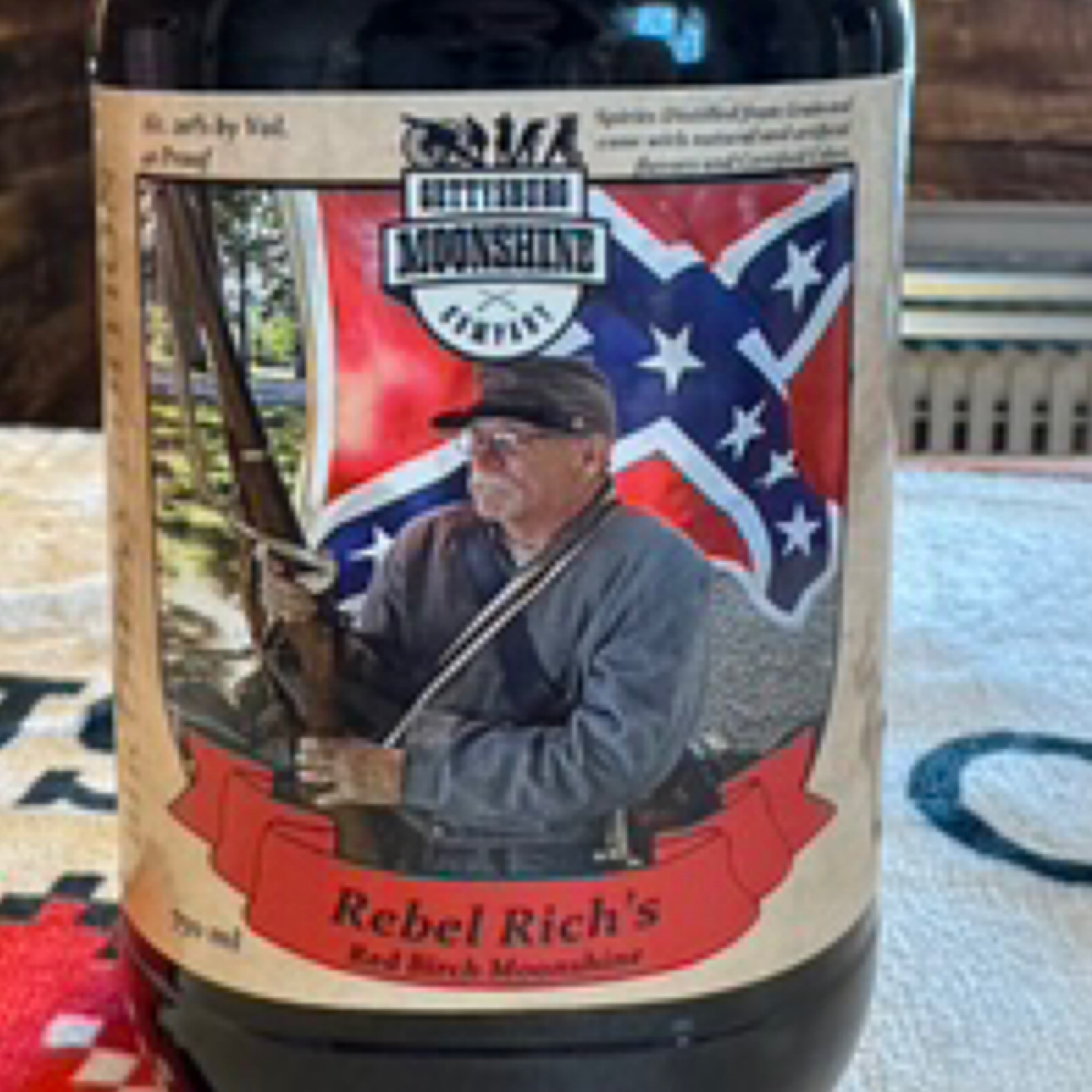 Rebel Rich’s Red Birch Moonshine | Gettysburg Moonshine Company